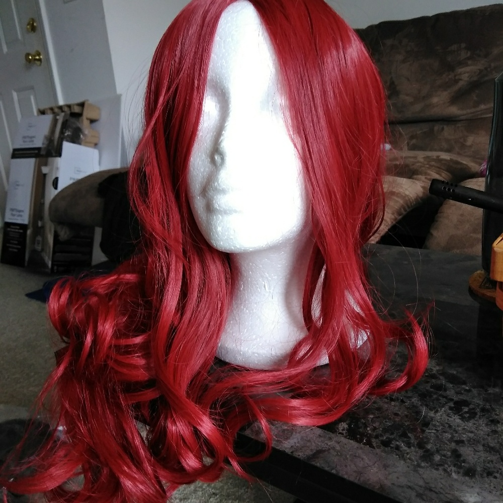 Red Curly cosplayDNA Wig